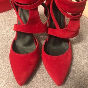 Women Red High Heels